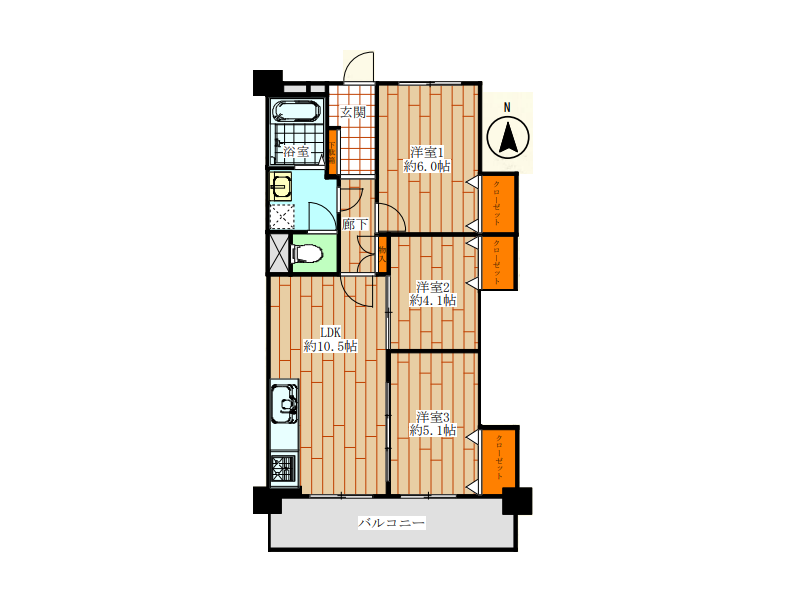 給田南住宅1号棟